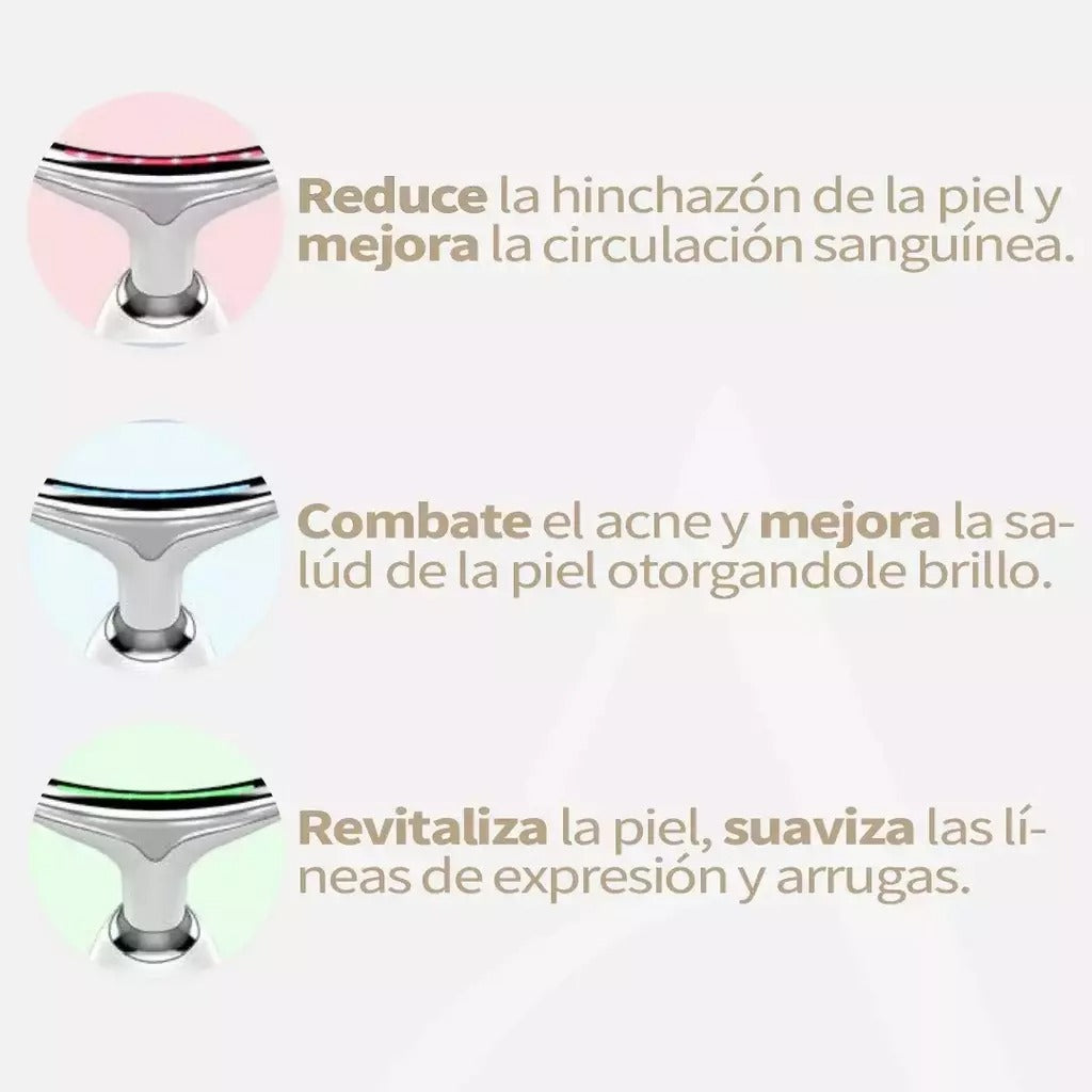 SkinEssence Pro - Masajeador: Rejuvenecedor Facial y de Cuello